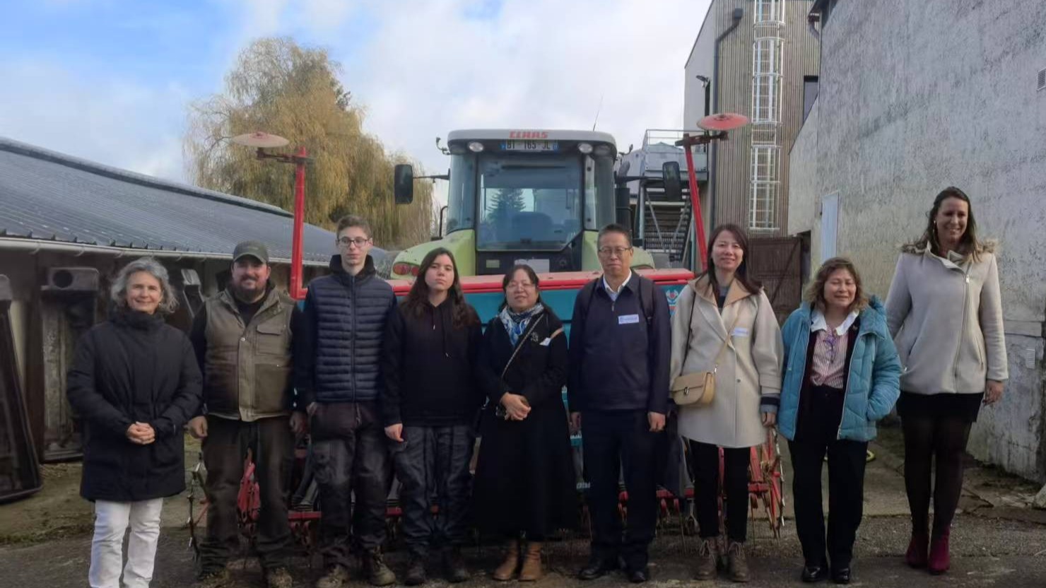 副院长杨天育率团访问英国和法国开展农业科技合作